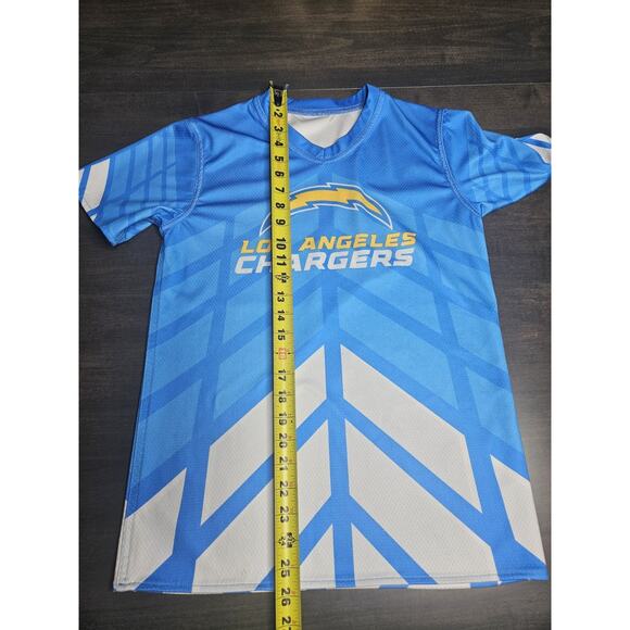 Los Angeles Chargers NFL Flag Football Boys Youth Reversible Jersey Large - Picture 6 of 7